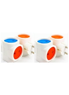 Buy Three-way electrical outlet, multi-colored, 2 in Egypt