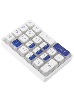 اشتري K21 Wireless Mechanical Numeric Keypad for Tenkeyless Keyboard, Tri-Mode with Pudding Keycaps, Hot Swappable, RGB Ice Crystal Switch في الامارات