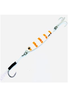 Buy Oakura White Tiger Jig 40g Weights, Extra Sharp BKK Hook, 10 Mesmerizing Colors - Lightweight Gear for Epic Fishing Adventures in UAE