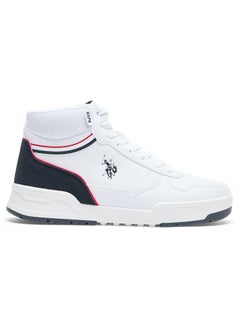 Buy Men's White High-Top Sneakers - Lightweight Sporty Design, Comfortable Ankle Support for Casual Wear in UAE