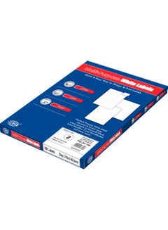 Buy FIS Multipurpose Laser Label, Colour White, Size 210x148.5 mm (2 Stickers x 100 Sheet)  200 Labels, Size : A4 (21X29.7 CM) , Pack of 100 Sheets -FSLA2-100 in UAE