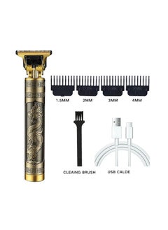 Buy Rechargeable Professional Men Hair Trimmer Zero Gapped Cordless Trimmer T Blade Haircut And Grooming Kit Line Up Edgers Clippers For Men Home Use in UAE