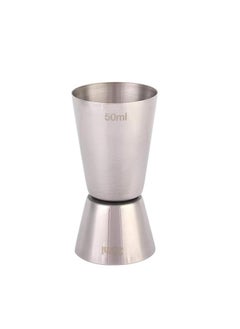 Buy 25ml/50ml, Stainless Steel Jigger Bar Craft Dual Cocktail Spirit Measure Cup, Double Alcohol Gin Drink Shot Measures for Bar Party Restaurant Wine Cocktail Whisky Drink Shaker (1pcs) in Egypt