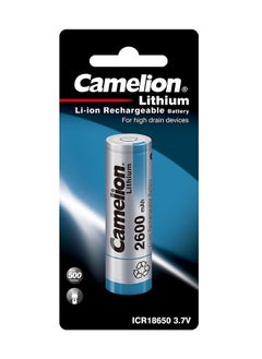 اشتري Camelion camelion rechargeaable lithium battery ICR 18650 and 3.7v في مصر