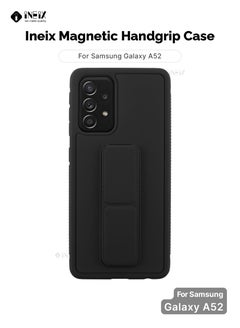 Buy 3 in 1 Magnetic Hand Grip Holder Case For Samsung Galaxy A52 4G/5G Black in Saudi Arabia
