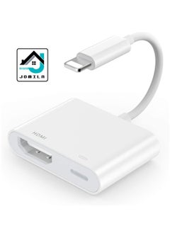 Buy Lightning To HDMI AV Adapter White in UAE