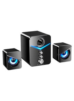 Buy Bluetooth Multimedia Speaker Black with Ambient Light in Saudi Arabia