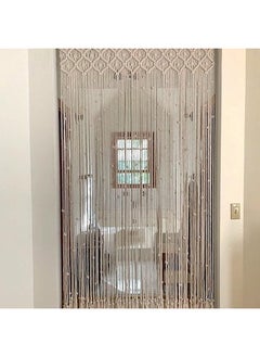 Buy Macrame Curtains Boho Curtains for Bedroom Window Wall Hanging 213x121 Cm in Egypt