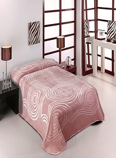 Buy Pacha Home Blanket, Model 1006  - Color: Pink - Size: 220 * 240 - Weight: 4 kg. in Egypt