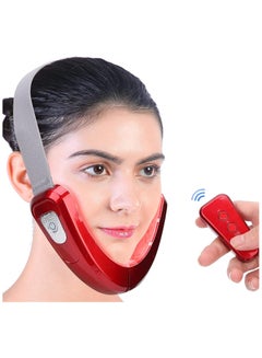 Buy Electric V Face Machine Slimming Vibration Double Chin Reducer Face Lifting VLine Shaping Face Firming Massager Vibration Beauty Device for Face Lift with Remote Control in UAE