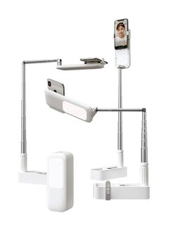 Buy Selfie Ring Light Portable Mini LED Desk Ringlight 3200-5500K with 1000mah Battery for Live Stream Make Up YouTube TikTok Dimmable LED Camera Ring Light for iPhone & Android Phone in UAE