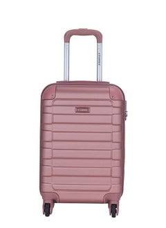 Buy Single Hardside Spinner 4 Wheels Trolley Luggage With Number Lock Rose Pink in Saudi Arabia