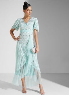 Buy Surplice Neck Dress in UAE