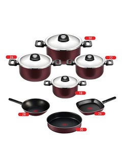 Buy Armatal Cooking Set 4 Stewpot With Wok Pan With Grill Pan With Oven Tray in Egypt