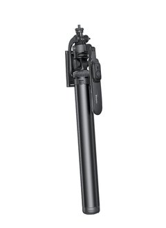 Buy Selfie Stick for Cell Phones with Multifunctional Retractable Metal Tripod Stand Yesido SF17 - Black in UAE