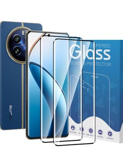 اشتري 2 Pack 9D Tempered Glass for Realme 12 Pro/12 Pro+ Screen Protector,9H Hardness,Ultra Resistant,Anti-Fingerprints,No Bubbles,HD-Clear,Full Coverage Phone Film for Realme 12 Pro/12 Pro Plus في الامارات
