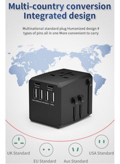 Buy Global Travel Adapter with 3.5A Type-c, 3.5A USB International Wall Charger, Global Travel Adapter All-in-one Universal Charger Power Adapter for Europe, Asia, USA UK EU Australia in Saudi Arabia