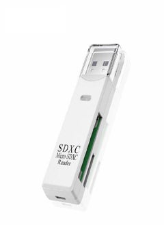 Buy VAORLO Mini Card Reader USB2.0 2 IN 1 for PC Micro SD TF Card Memory Reader Multi-card Writer Adapter Flash Drive Laptop Accessories in Saudi Arabia