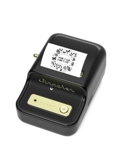 Buy B21 Label Maker Portable Bluetooth Thermal Label Printer Black in Saudi Arabia