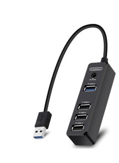 اشتري Earldom Laptop Docking Station USB3.0 to 3*USB 2.0 1*USB 3.0 Hub Adapter 5GBit/s Gigabit Ethernet for PC Laptop with No Need Driver في الامارات