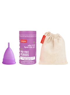 Buy Reusable Menstrual Cup For Women With Pouch  - Large (Pack of 1) in UAE