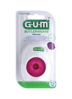 Buy Butlerweave Dental Floss-Waxed-Healthy Gums-Healthy Life 55M in UAE