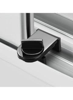 اشتري Window Lock，Door and Window Limiter Locks，Adjustable Sliding Window Security Lock for Horizontal Sliding Window for Kid Window Safety Aluminum Alloy Rubber في الامارات