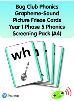 اشتري Bug Club Phonics Grapheme-Sound Picture Frieze Cards Year 1 Phase 5 Phonics screening pack (A4) في الامارات