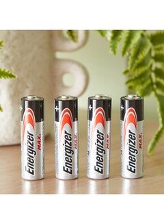 Buy 4-Piece Max AA Alkaline Battery Set 2 x 5 x 1 cm in UAE