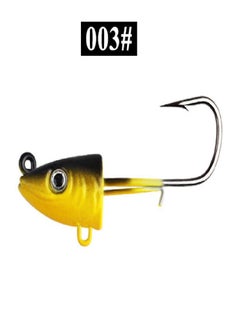 اشتري 2pcs Jig Head Fish Hook 10g 25g 45g Fish Head Fish Hook for Soft Bug Fishing Tackle في السعودية