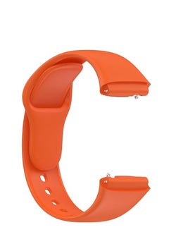 Buy Redmi Watch 3 Active Strap High Quality Silicone Material Orange in Egypt