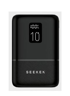 Buy Seeken Power Booster Neo – Rapid Charging 10000mAh Powerbank Black Compatible with iPhone, Samsung, iPad and more- Black in UAE