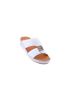 Buy 008-2901 Barjeel Uno Mens Arabic Sandals 001930 White in UAE