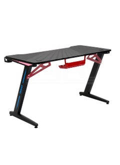 Buy MULTI HOME Gaming Desk Table with Handle Rack Cup Holder and Headphone MH-GT100-137-BLACK in UAE