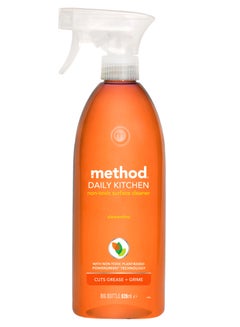 Buy Daily Kitchen Surface Cleaner Spray Clementine 828ml in UAE