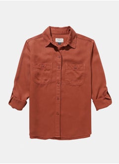 Buy AE Long-Sleeve Button-Up Shirt in Egypt