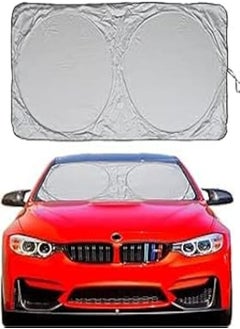 Buy YOSHOP Car Windshield Sun Shade with Storage Bag | 240T Taffeta Fabric | Protects from Hot Heat and UV Rays in Egypt