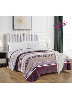 Buy 1 Piece Soft Bed Polyester Blanket king Size 200*220 cm in Saudi Arabia