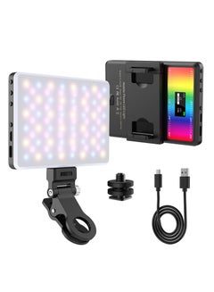 Buy RGB Video Lights, Selfie Light, LED Camera Light 360° Full Color Portable Photography Lighting, 3 Color Temperatures, 24 Special Effects Modes for Selfie, for Phone, Laptop in Saudi Arabia