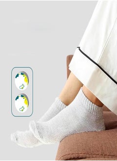 اشتري 20 Pairs of Portable Compression Disposable Skin Friendly Low Cut Unisex Ankle Socks في الامارات