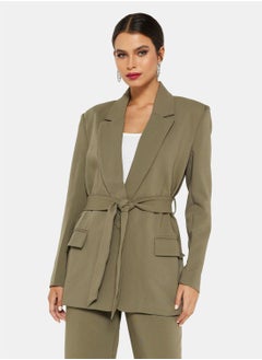 Buy Belted Blazer in UAE