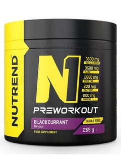 اشتري N1 Pre Workout 255 grams Blackcurrant في الامارات