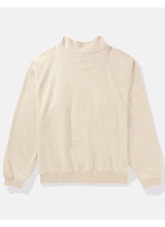 Buy AE Graphic Mock Neck Sweatshirt in Saudi Arabia