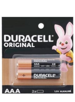 Buy Duracell Alkaline Battery Plus Power Type AAA 2 Pcs in Saudi Arabia