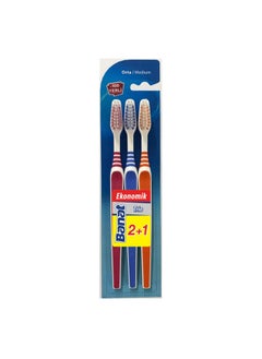 Buy Toothbrush Trio Economic 2+1 Free-1Kit in Saudi Arabia