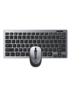 اشتري 2.4G Wireless Keyboard And Mouse Set Black/Grey في الامارات