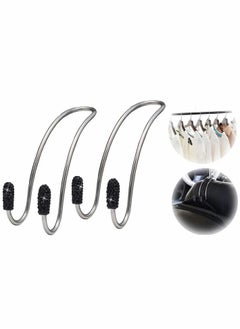 Buy Car Seat Hooks, Rhinestone Universal Organizer Hooks Car Headrest Hangers Hooks, Bag Organizers Rack and Hanger, Strong and Durable Auto Backseat Storage Hooks (Black, 2 Pcs) in UAE