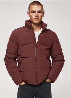 Buy Zip Through Puffer Jacket in UAE