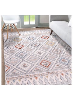 Buy Conrad Luxury Printed Polyester Floor Covering Rectangle Rugs And Carpets For Living Room Bedroom And Dining Room Washable Anti Slip Floor Covering Indoor Rugs And Carpet 250x350cm Multi Color in UAE