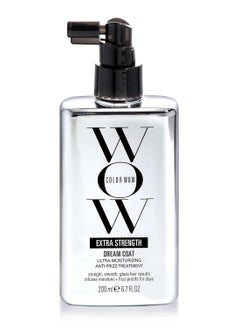 اشتري Color Wow Extra Strength Dream Coat, powerful, ultra moisturizing, anti humidity treatment for extremely frizz prone hair; glassy smooth, straight + frizz resistant styles for up to 3-4 washes في السعودية